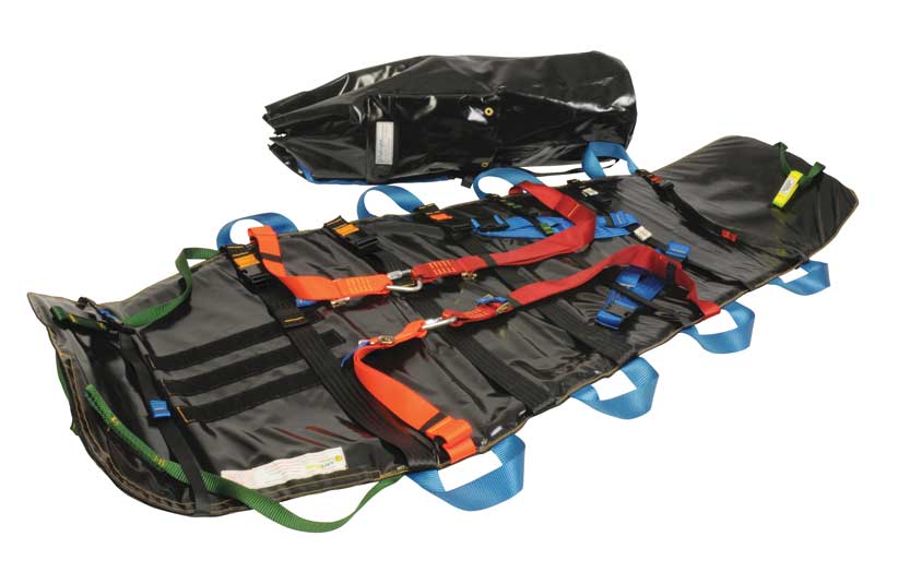 Roll up rescue stretcher