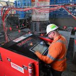 Synchronised hydraulic jacks Synchronised hydraulic jacks