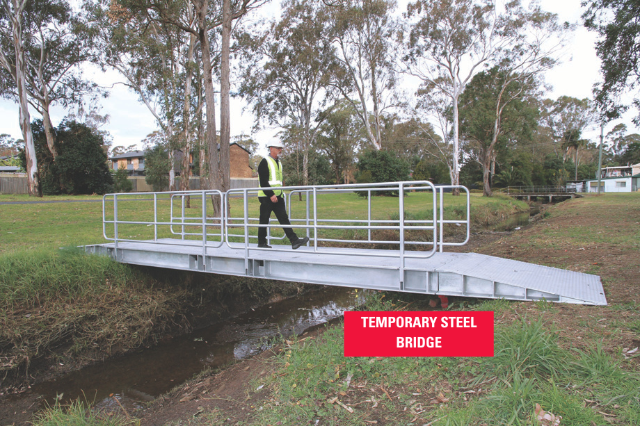 Temporary Steel Bridge
