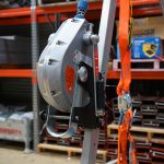 The winch from a Heavy Duty Stand-Alone Tripod The winch from a Heavy Duty Stand-Alone Tripod