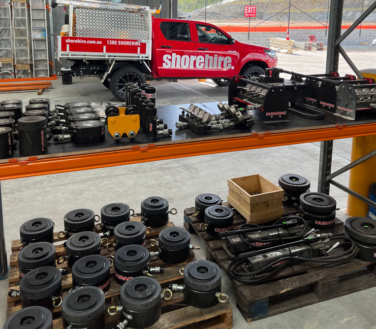 Hydraulic Jacks Shore Hire