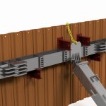 Shore Strut 400 - Racking Strut Adaptor Shore Strut 400 - Racking Strut Adaptor