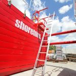 Ladders - Feature Image Access Ladder in a Steel Shoring Box