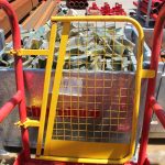 Ladder Safe Platform - Product Image Ladder Safe Platform on a Steel Shoring Box