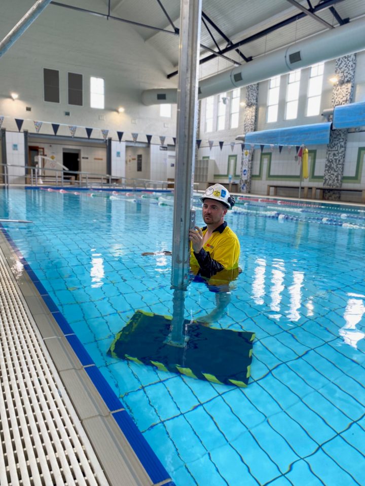 Propping the Ceiling of an Indoor Swimming Pool - Feature Image Propping the Ceiling of an Indoor Swimming Pool - Feature Image