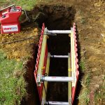 Grip Shore installed in an excavation Grip Shore installed in an excavation